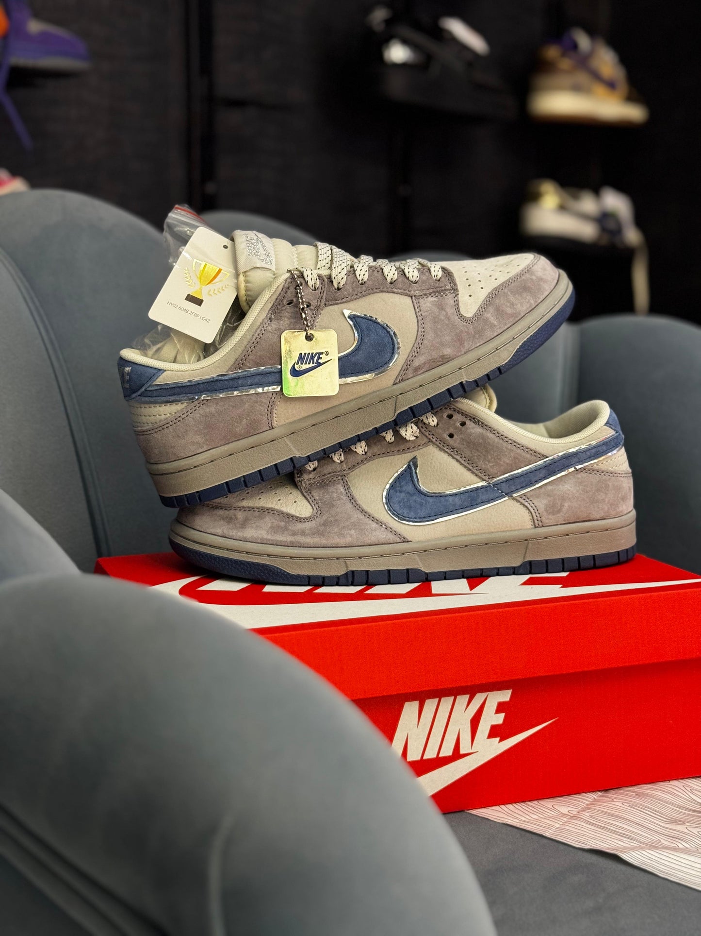 NIKE SB  DUNK OTOMO GREY BLUE