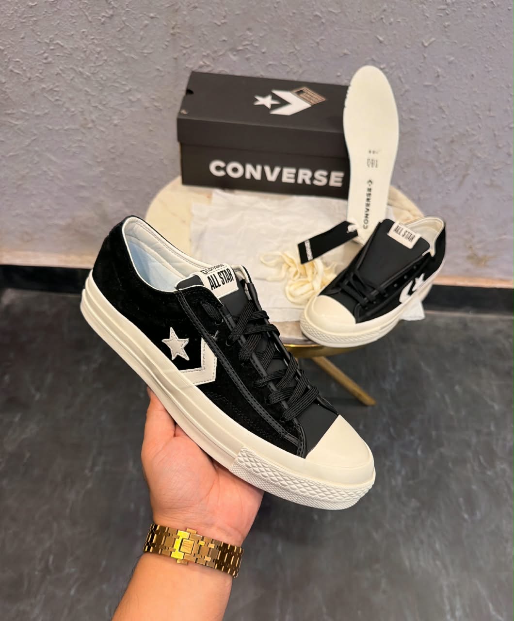 CONVERSE ONE STAR PLAYER 76 BLACK