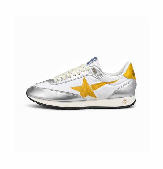 ADIDAS GOLDEN GOOSE MARATHON SNEAKER SILVER GOLD