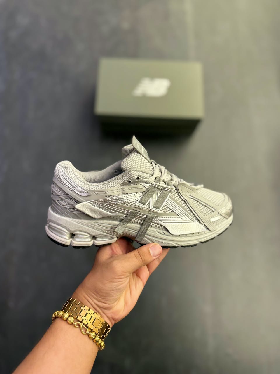 NEW BALANCE 1906 A CONCRETE SILVER METALLIC