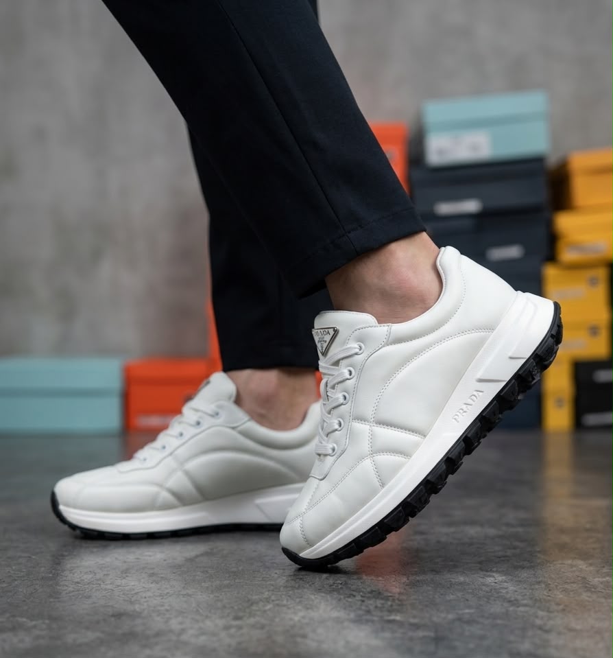 PRADA MILANO WHITE SNEAKERS