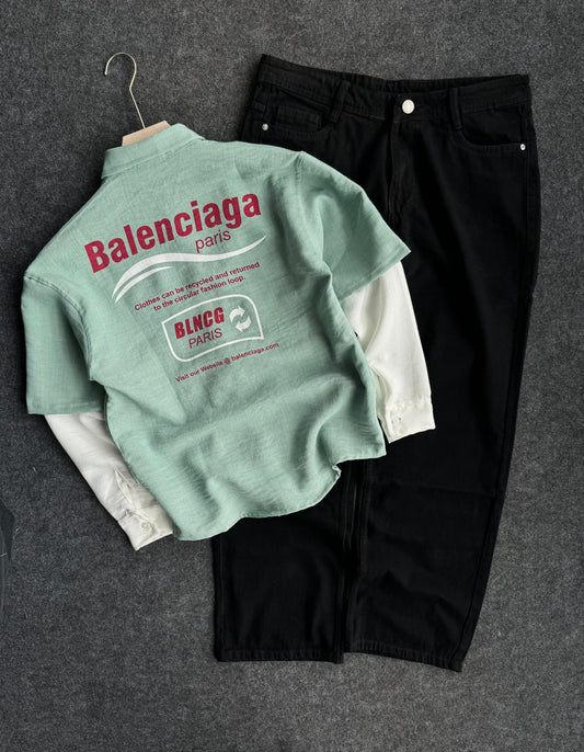 BAGGY PANT SLEEVELESS SHIRT COMBO