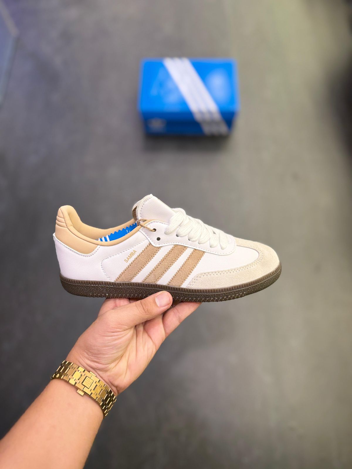 ADIDAS SAMBA BEIGE GUM