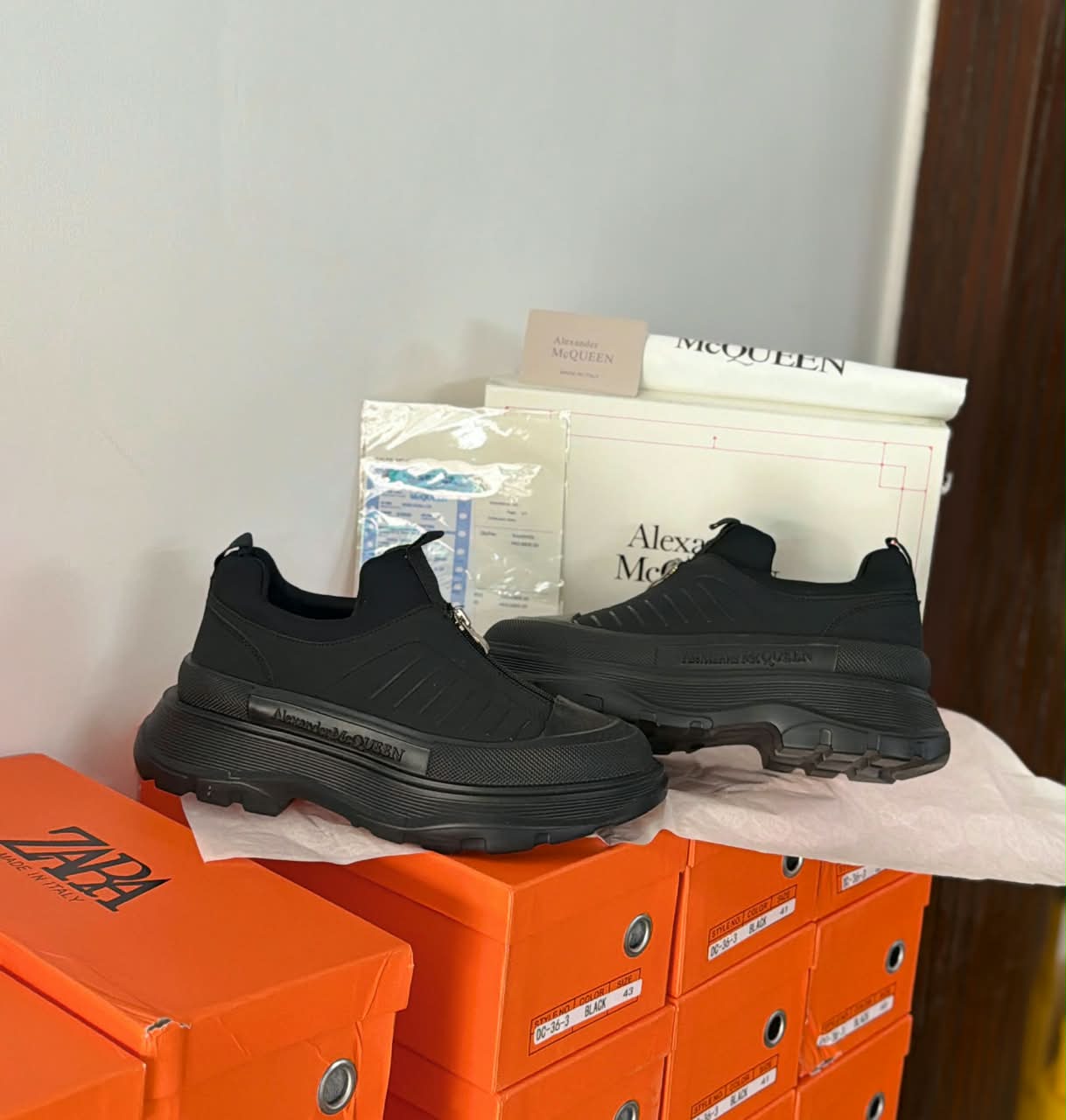 ALEXANDER MQEEN TRAINERS SNEAKERS