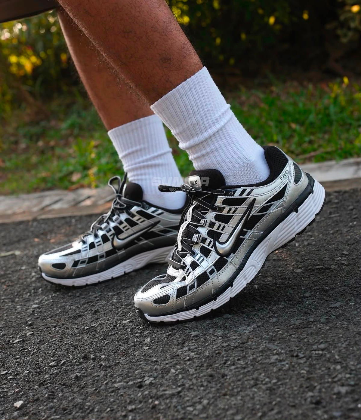 NIKE P 6000 TRAINER METALLIC BLACK