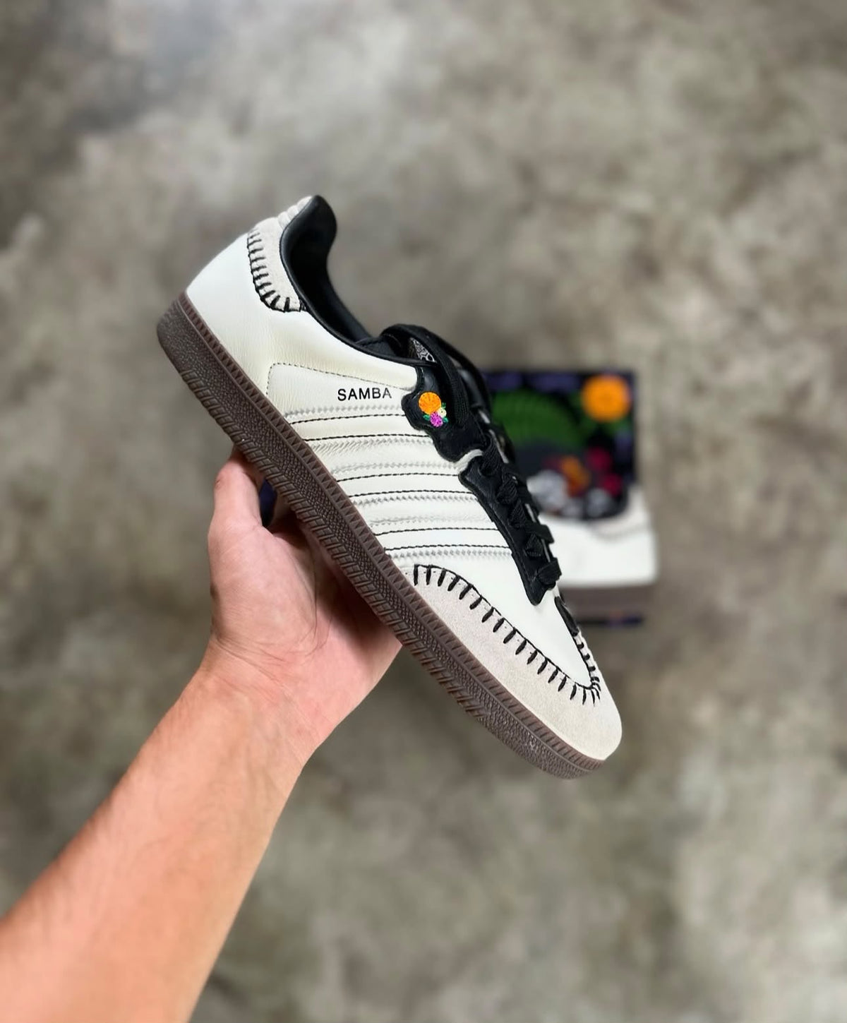 ADIDAS SAMBA DIA DE MUERTOS PACK OF WHITE