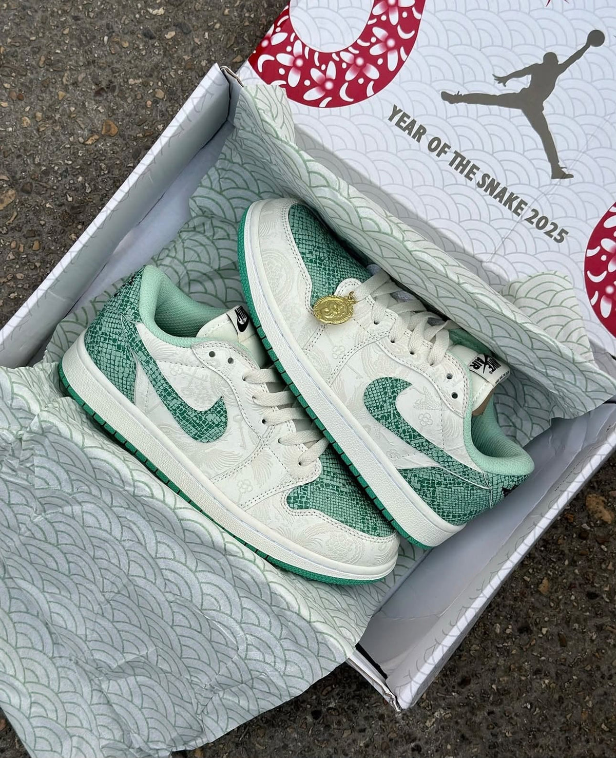 NIKE AIR JORDAN 1 LOW YEAR OF THE SNAKE 2025