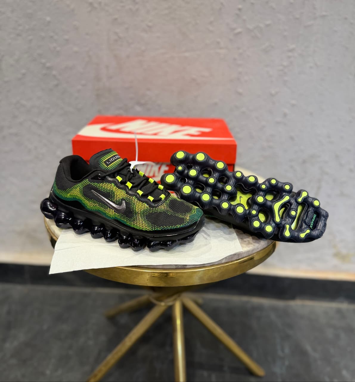 NIKE AIR LIQUID MAX POISON DART FROG AND TRIPLE BLACK