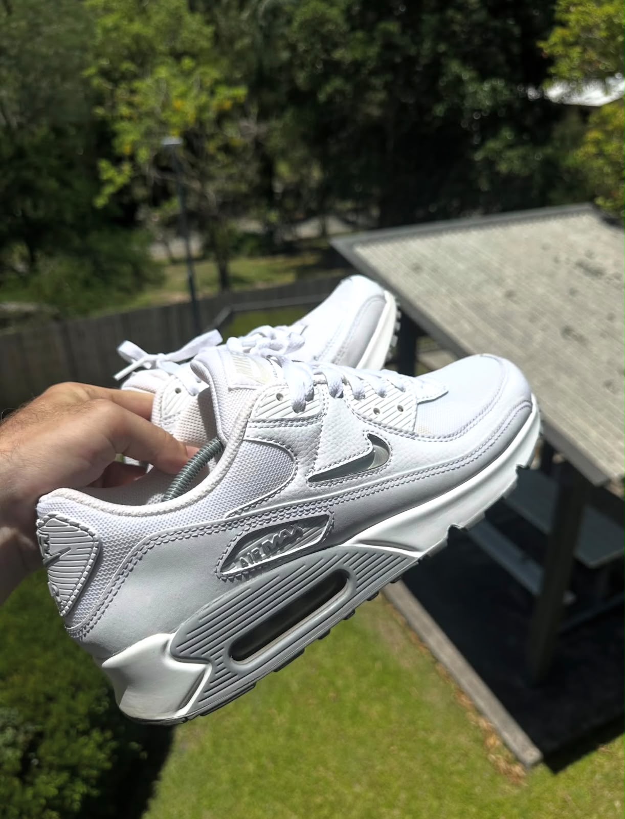 NIKE AIR MAX 90 JEWEL LIGHT SMOKE GREY