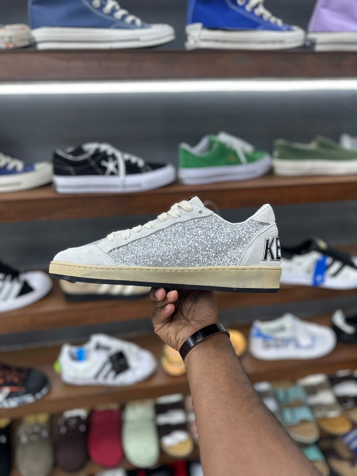 GOLDEN GOOSE BALL STAR SILVER