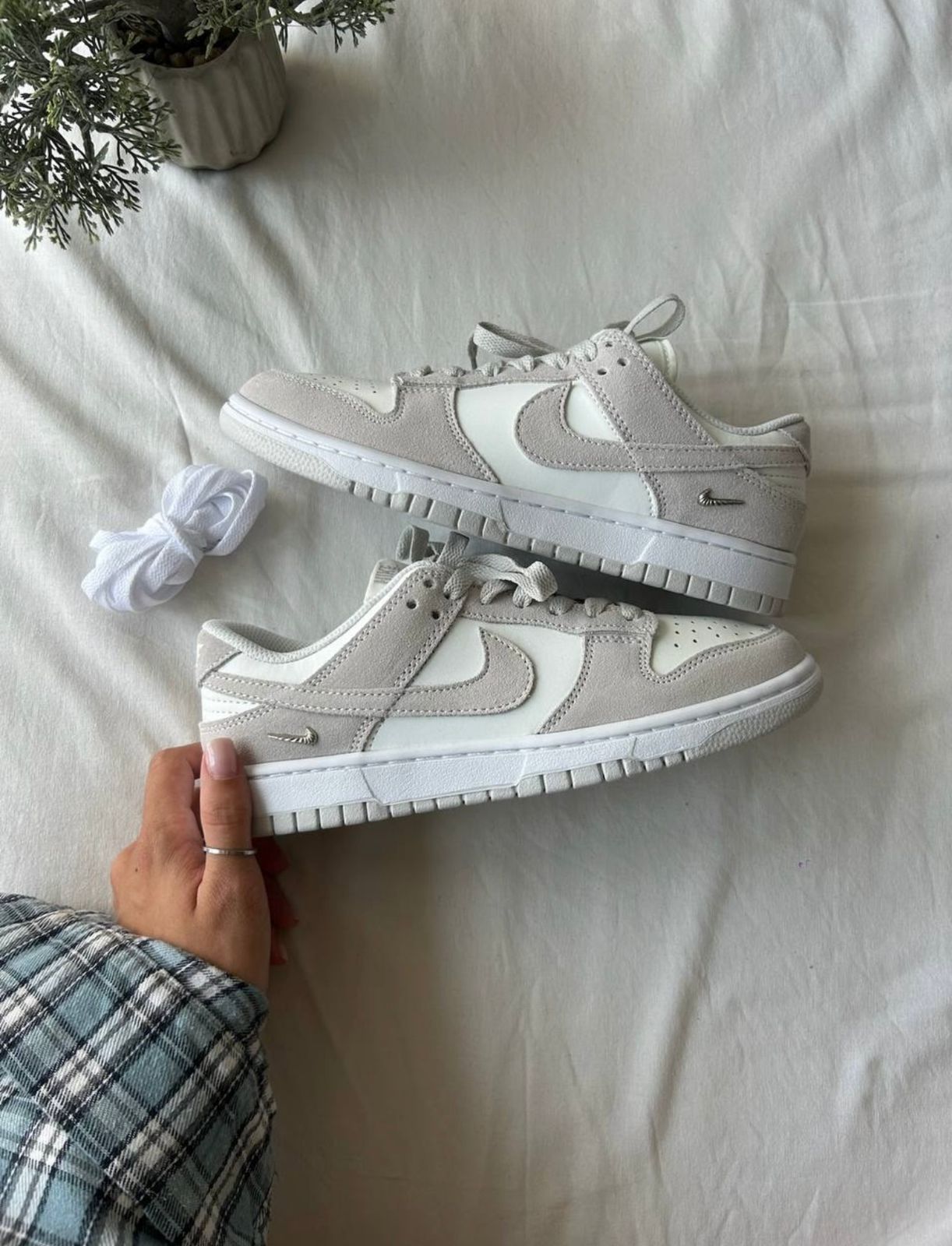 NIKE DUNK SAIL VAST GREY SILVER METALLIC