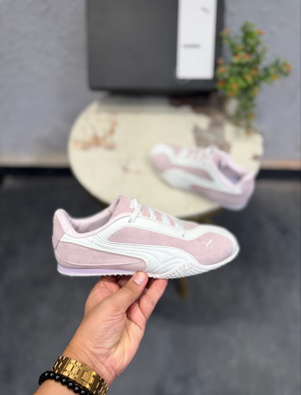 PUMA SPEEDCAT BELLA V2 PINK WHITE