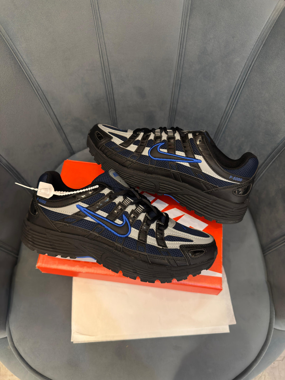 NIKE P 6000 TRAINER BLACK/BLUE