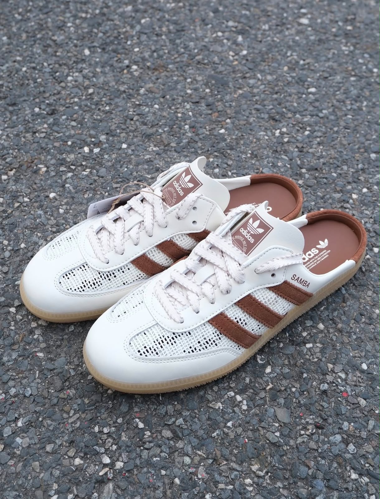 ADIDAS SAMBA MULE BROWN