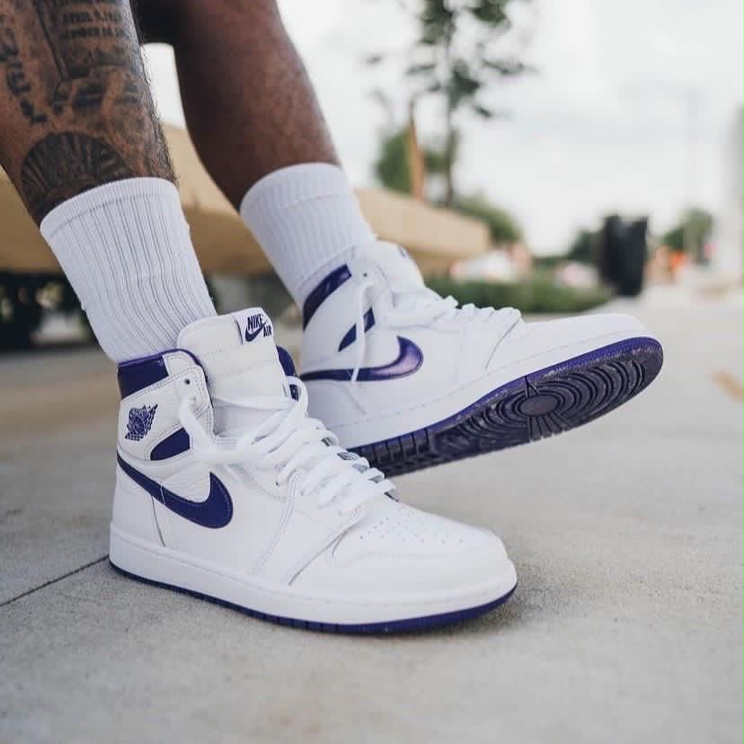 NIKE AIR JORDAN 1 RETRO HIGH COURT PURPLE