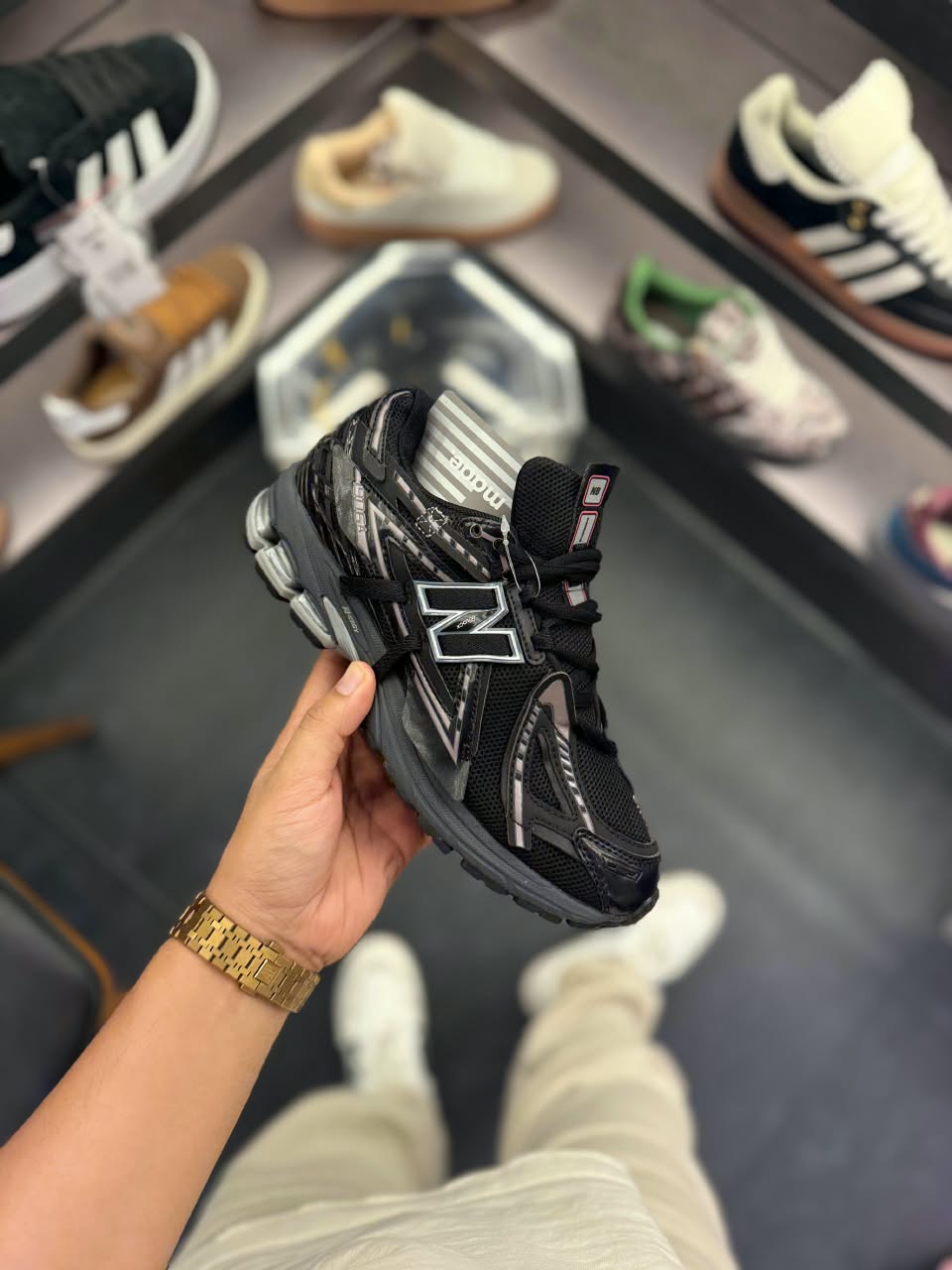 NEW BALANCE 1906 A BLACK SILVER