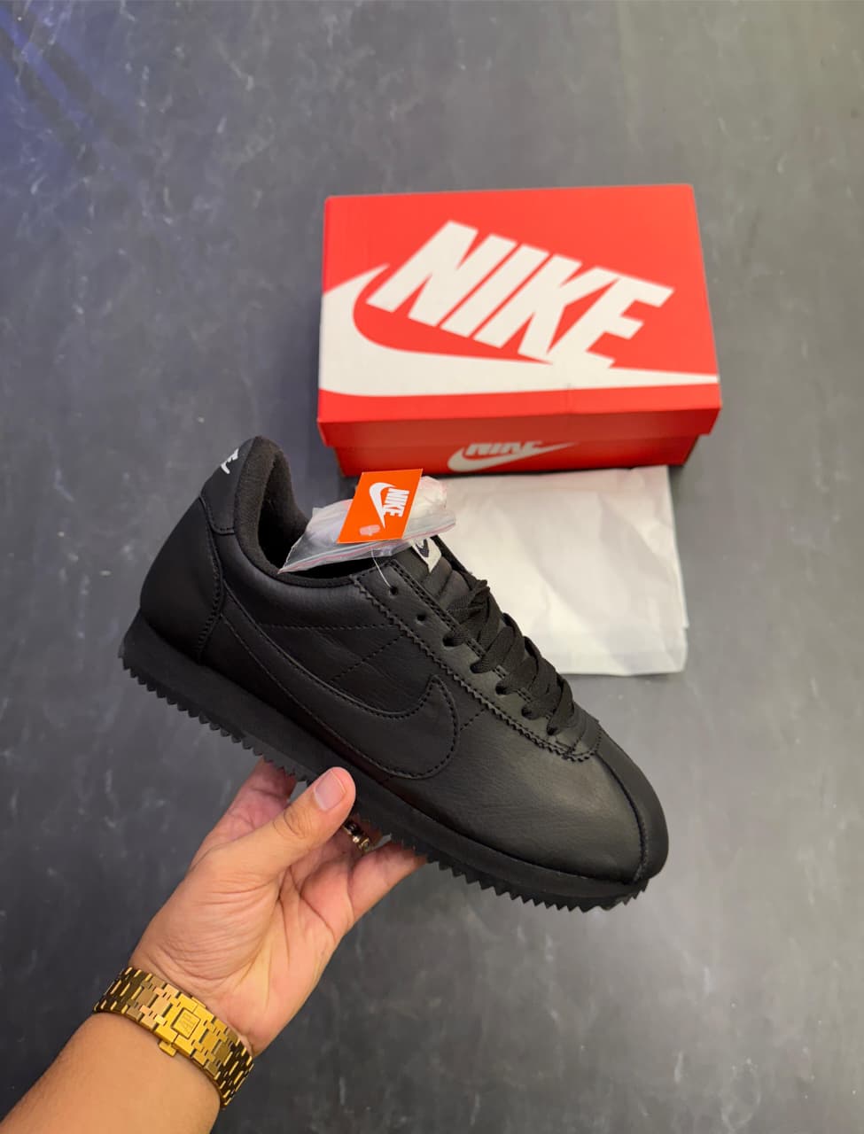 NIKE CORTEZ NEW BLACK