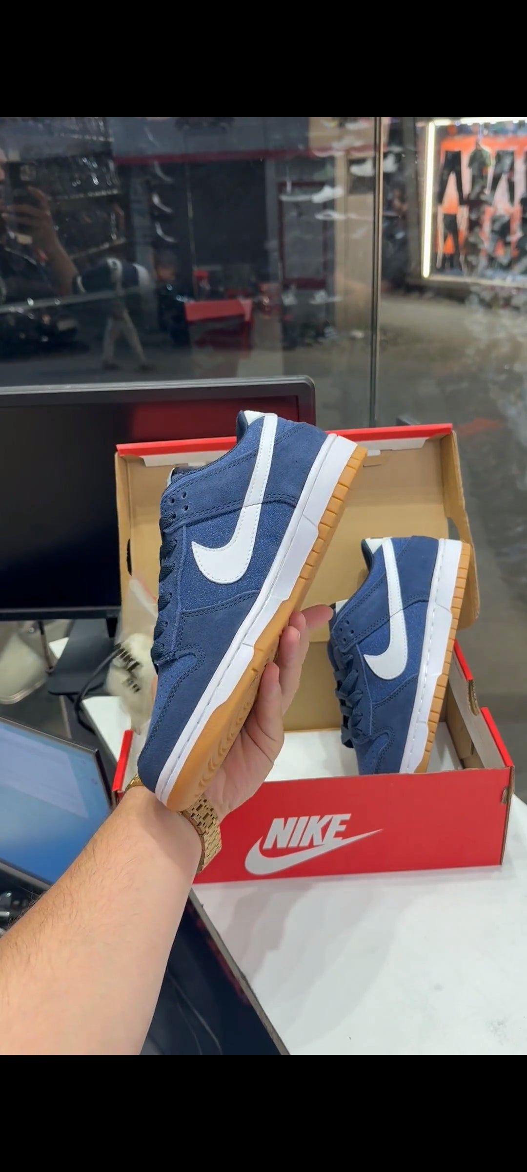 NIKE SB DUNK LOW MONSOON NAVY BLUE