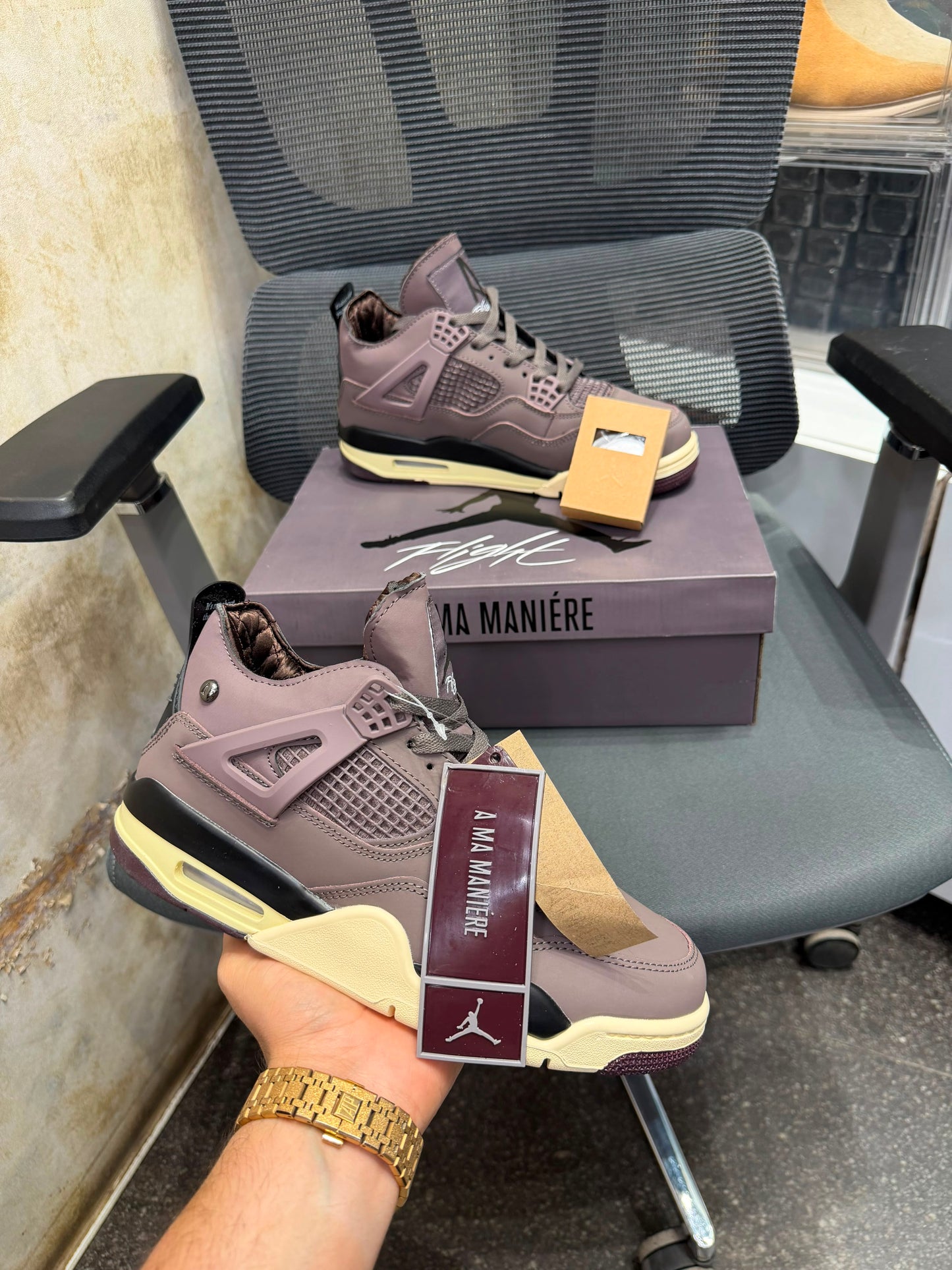 NIKE AIR JORDAN 4 RETRO MA MANIERA VIOLET ORE