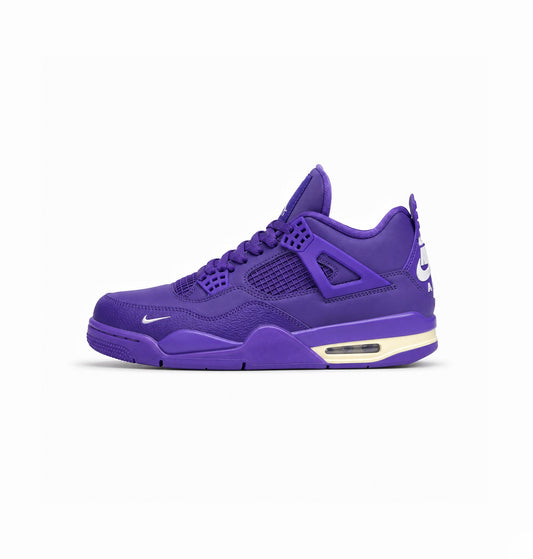 AIR JORDANS RETRO 4 NIGEL SILVERSTER PURPLE