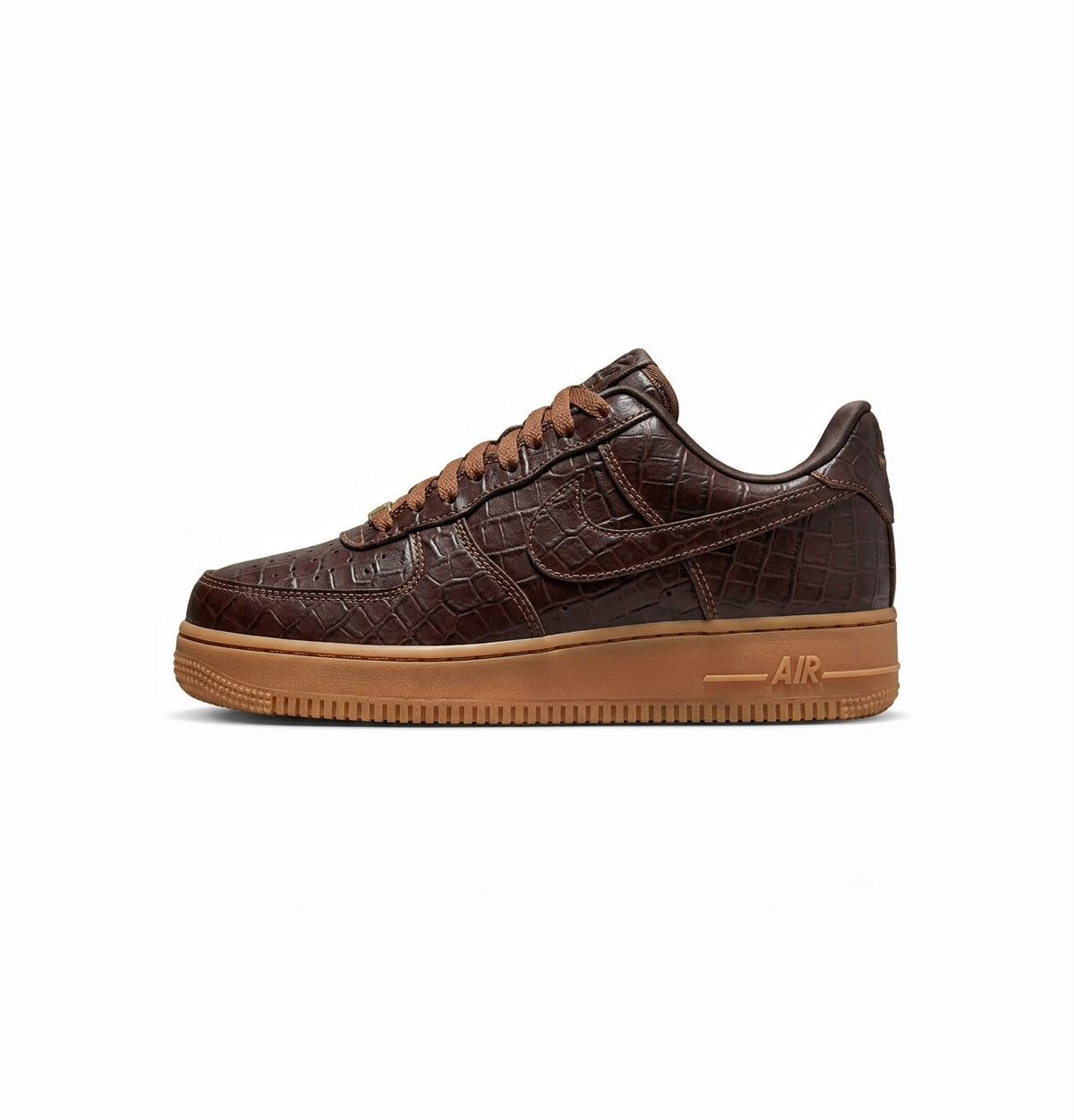 AIRFORCE  1 LOW FAUNA BROWN CROCODILE