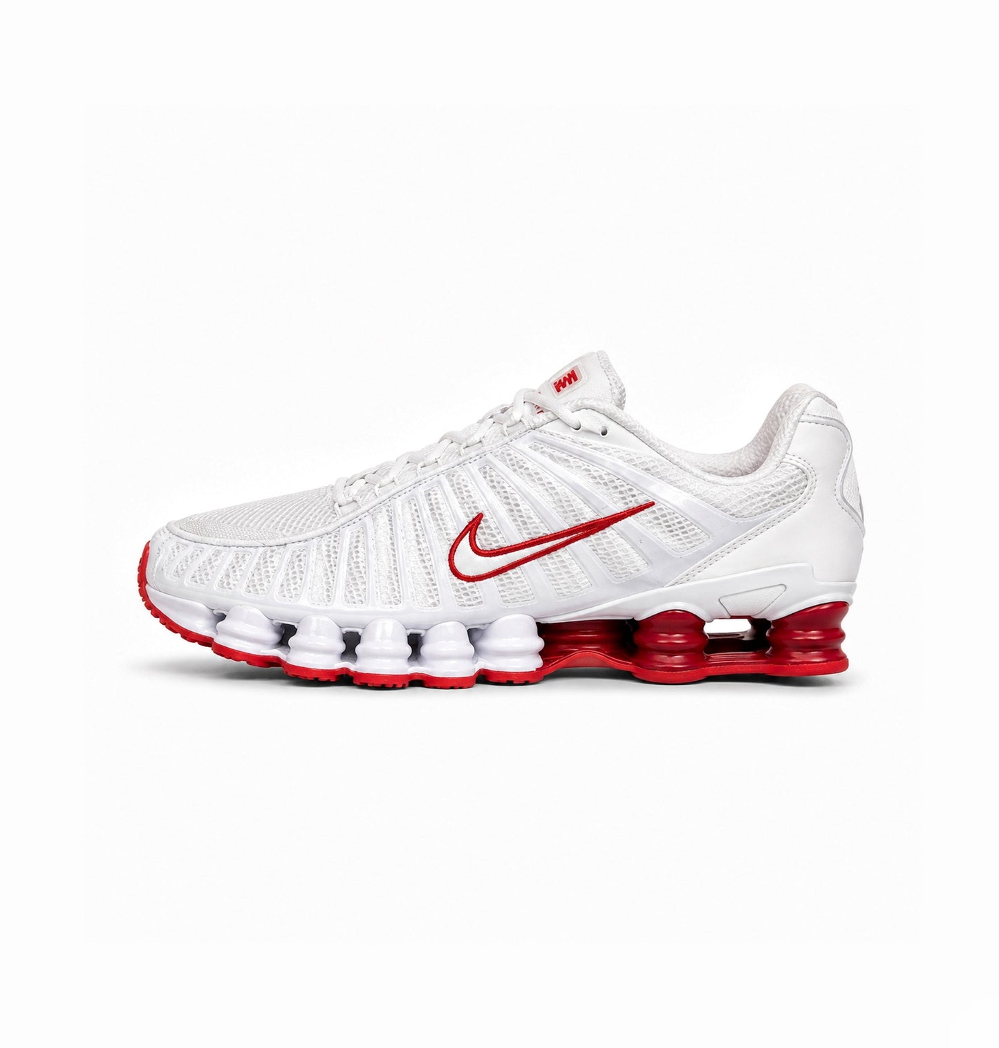 NIKE SHOX LT WHITE RED
