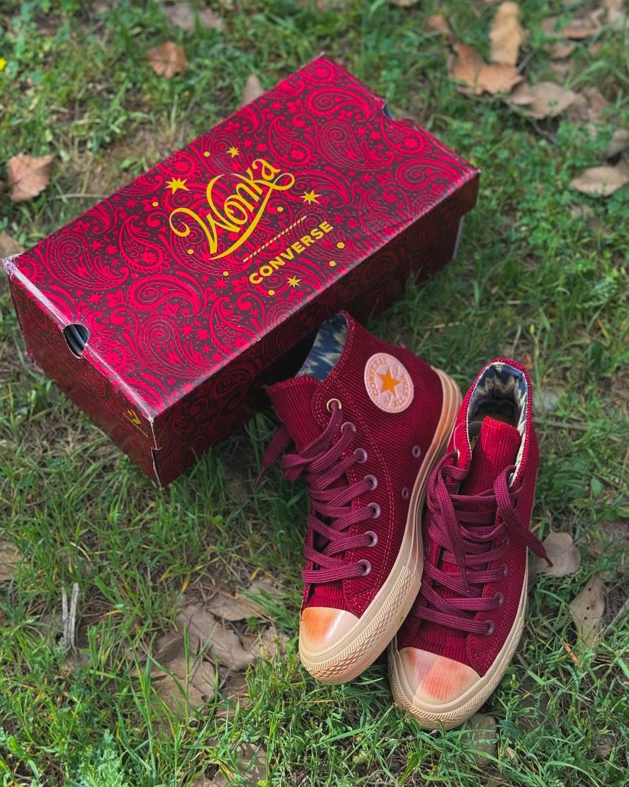 CONVERSE CHUCK  MID WONKA CHERRY BROWN