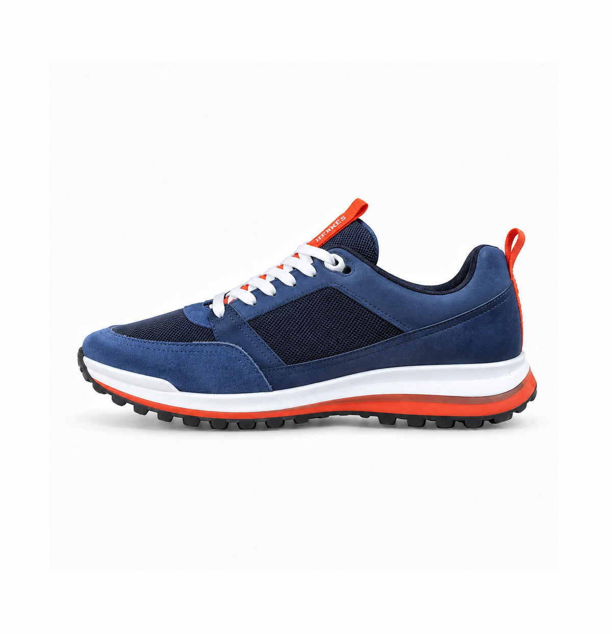 HERMES LEADER SNEAKER BLUE ORANGE UA QUALITY