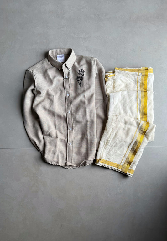 SHIRT AND MUNDU COMBO