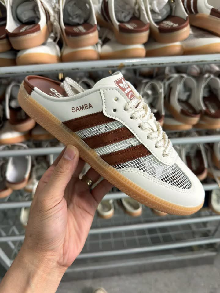 ADIDAS SAMBA MULE BROWN