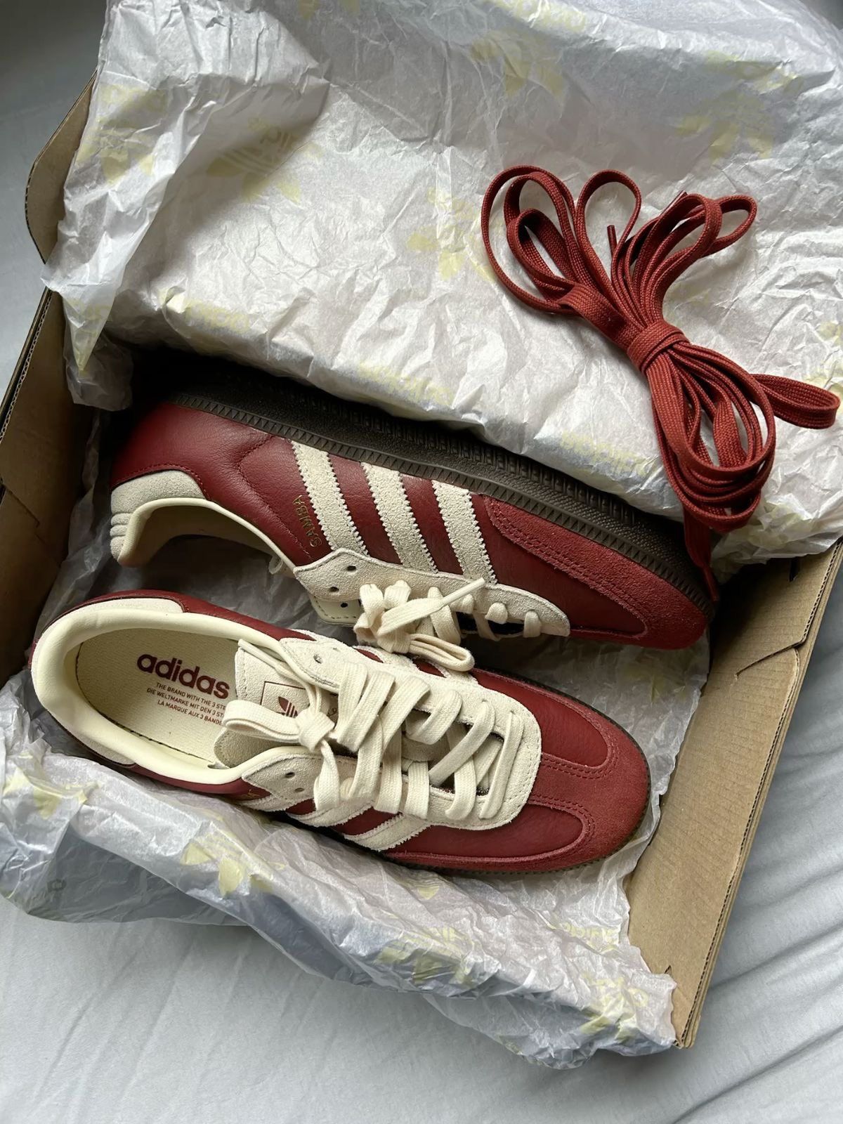 ADIDAS ORIGINALS SAMBA PRELOVED RED
