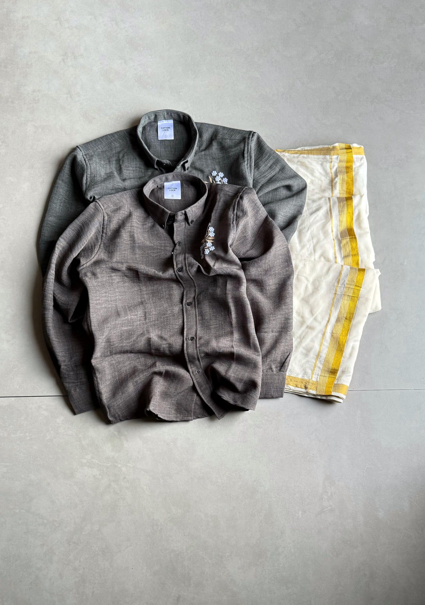 SHIRT AND MUNDU COMBO
