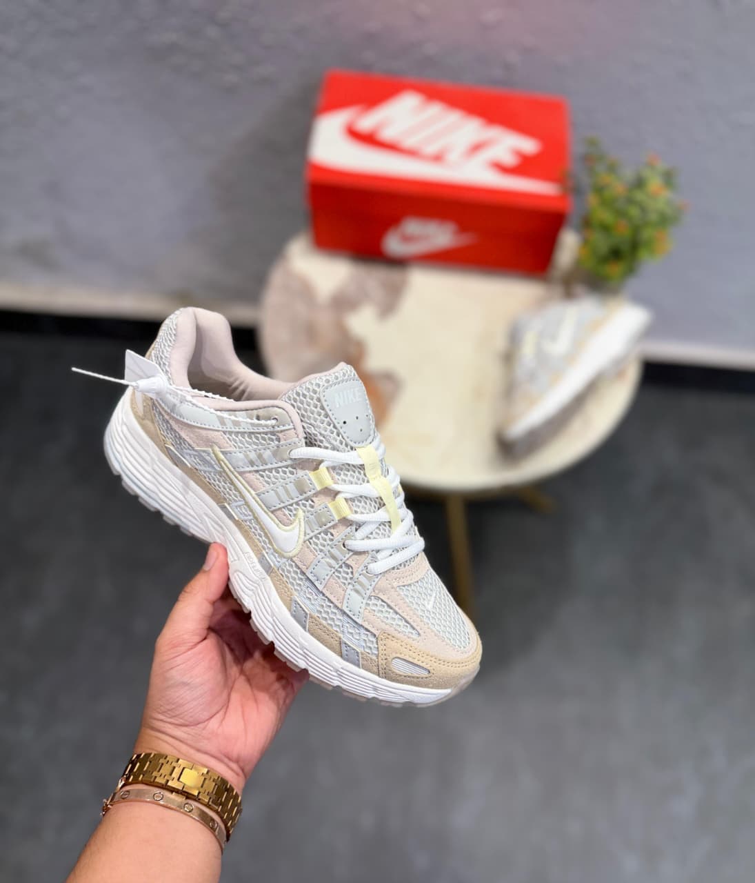 NIKE P 6000 TRAINER SAIL GREY