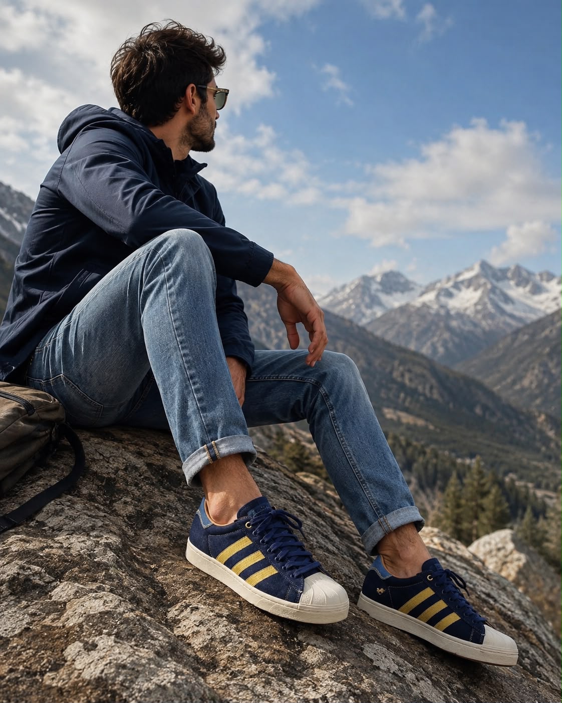 ADIDAS ORIGINAL SUPERSTAR DENIM DARK BLUE SECOND GENERATION 2025