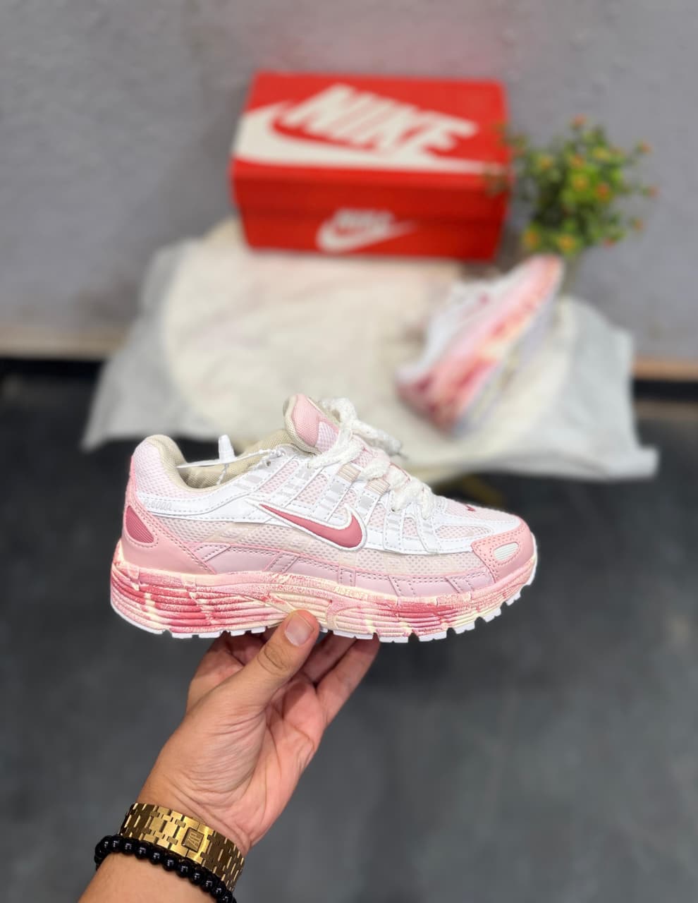 NIKE P 6000 TRAINER CUSTOM PINK