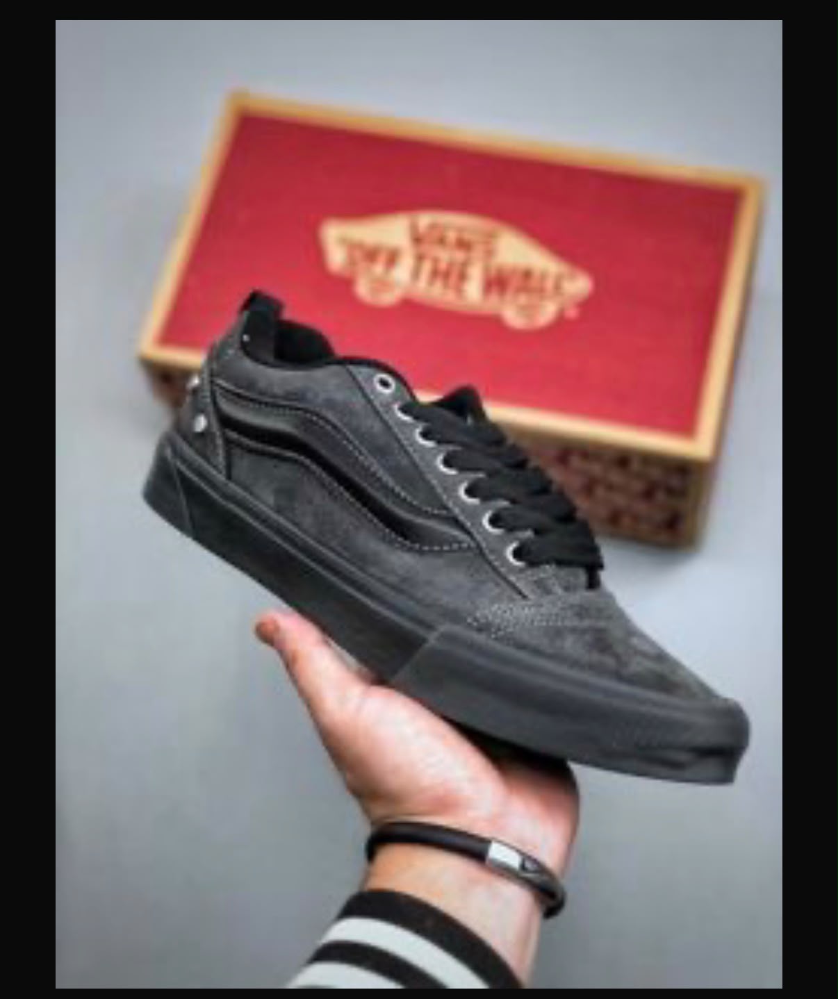 VANS OLD SKOOL KNU CHARCOAL BLACK