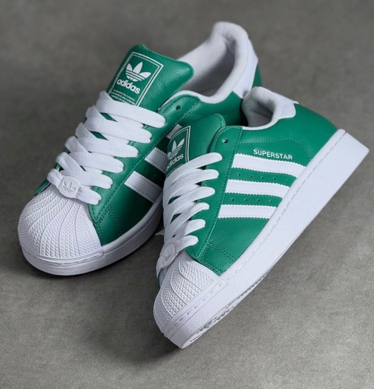 ADIDAS ORIGINALS SUPERSTAR LIGHT GREEN