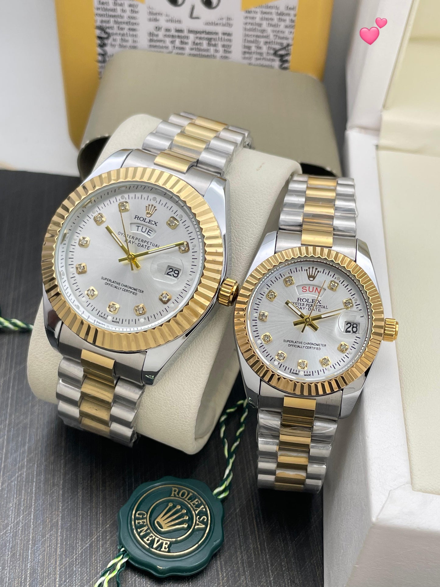 ROLEX COUPLE WATCHES