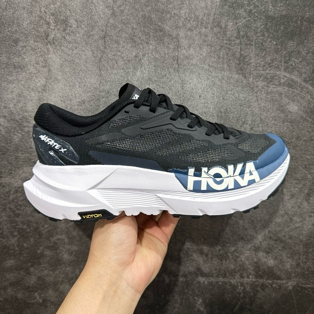 HOKA MAFATE X TRAIL RUNNING BLACK SKYWARD BLUE