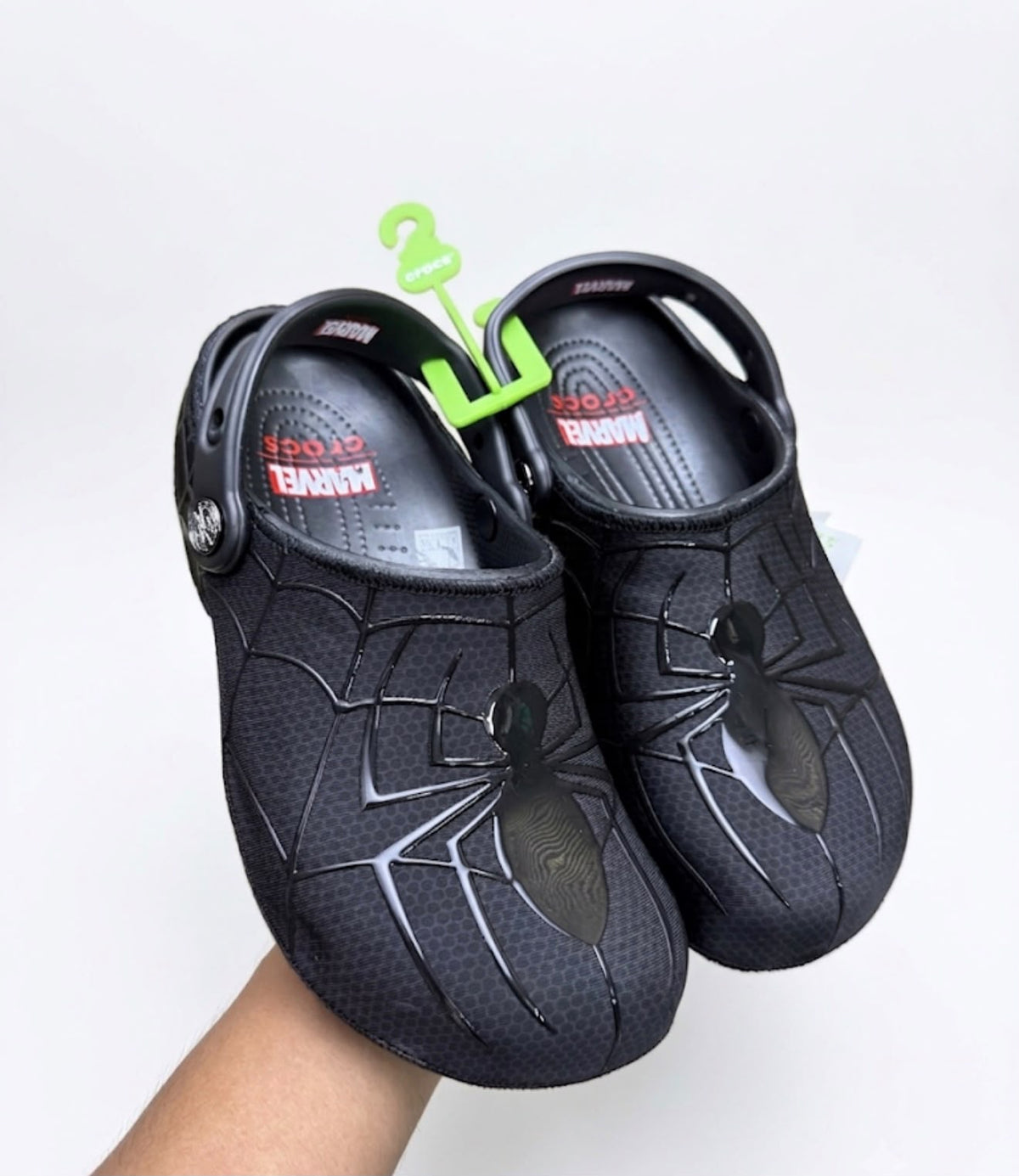 CROCS X  SPIDERMAN BLACK  CLOG
