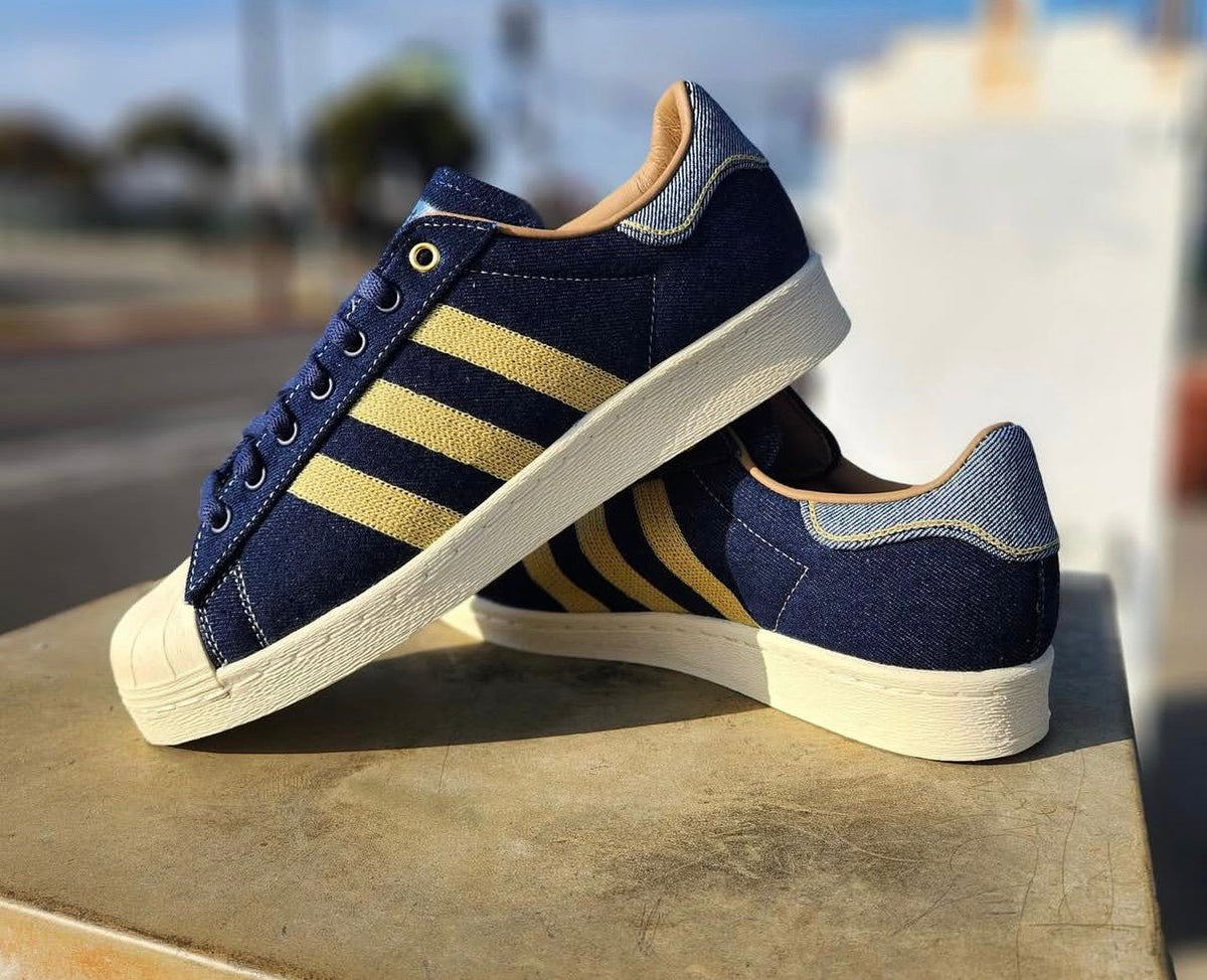 ADIDAS ORIGINAL SUPERSTAR DENIM DARK BLUE SECOND GENERATION 2025