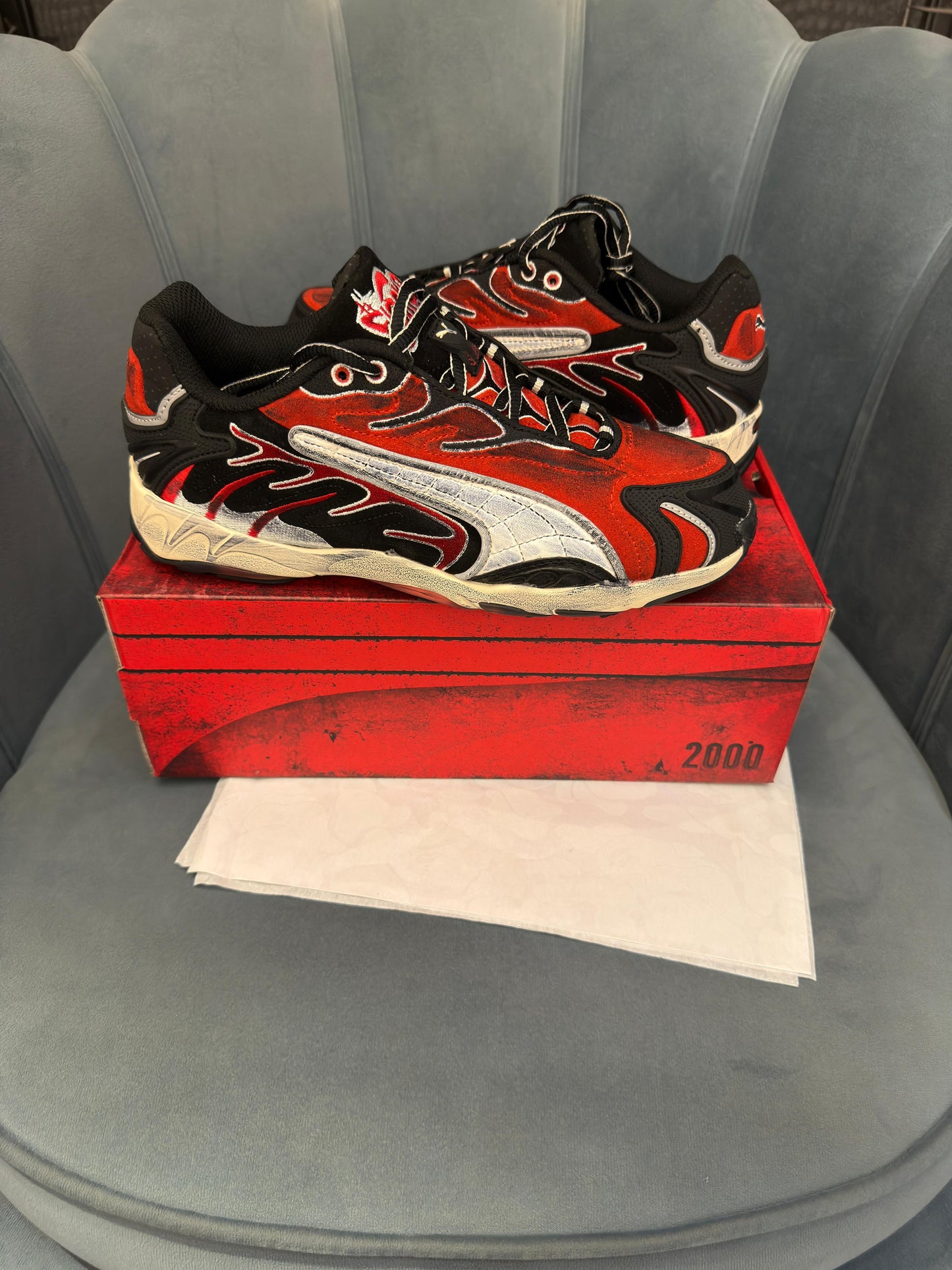 PUMA INHALE ASAP RED WHITE BLACK