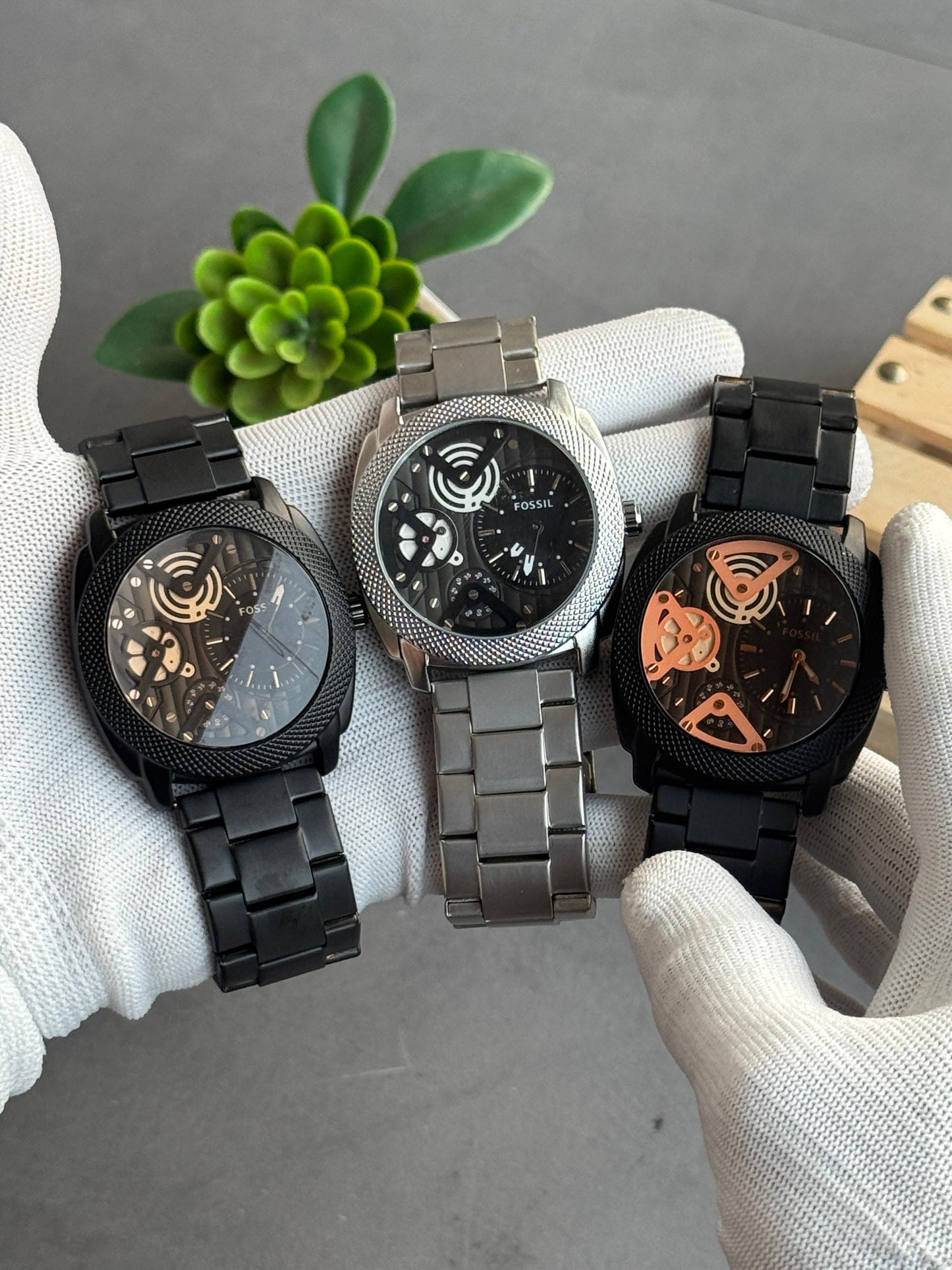 FOSSIL CHAIN WATCH