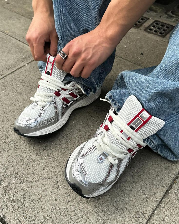 NEW BALANCE 1906R SILVER CLASSIC CRIMSON RED