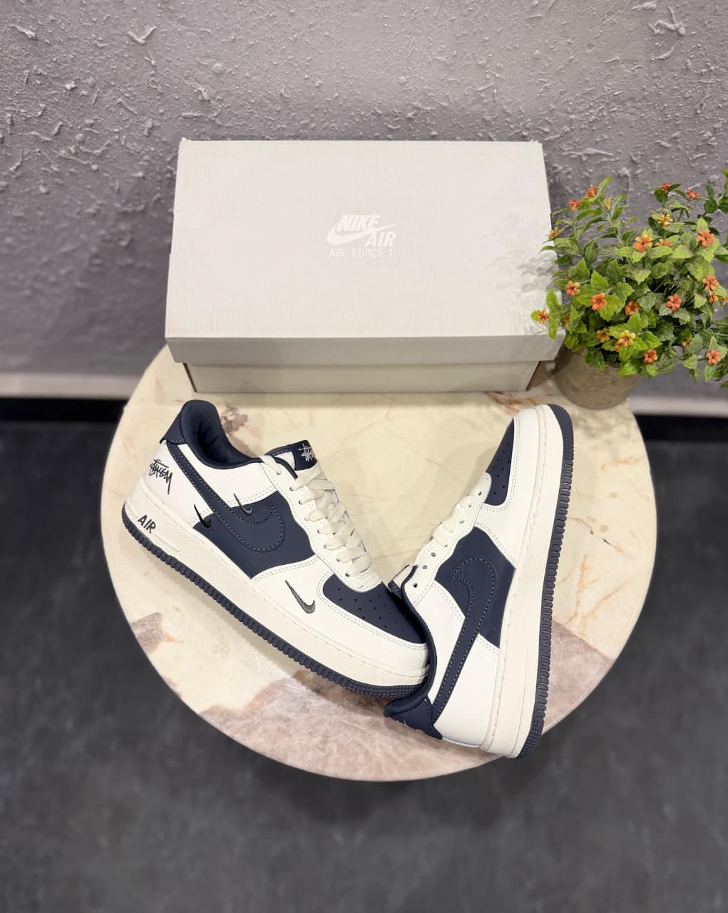 NIKE AIRFORCE CUSTOM X STUSSY