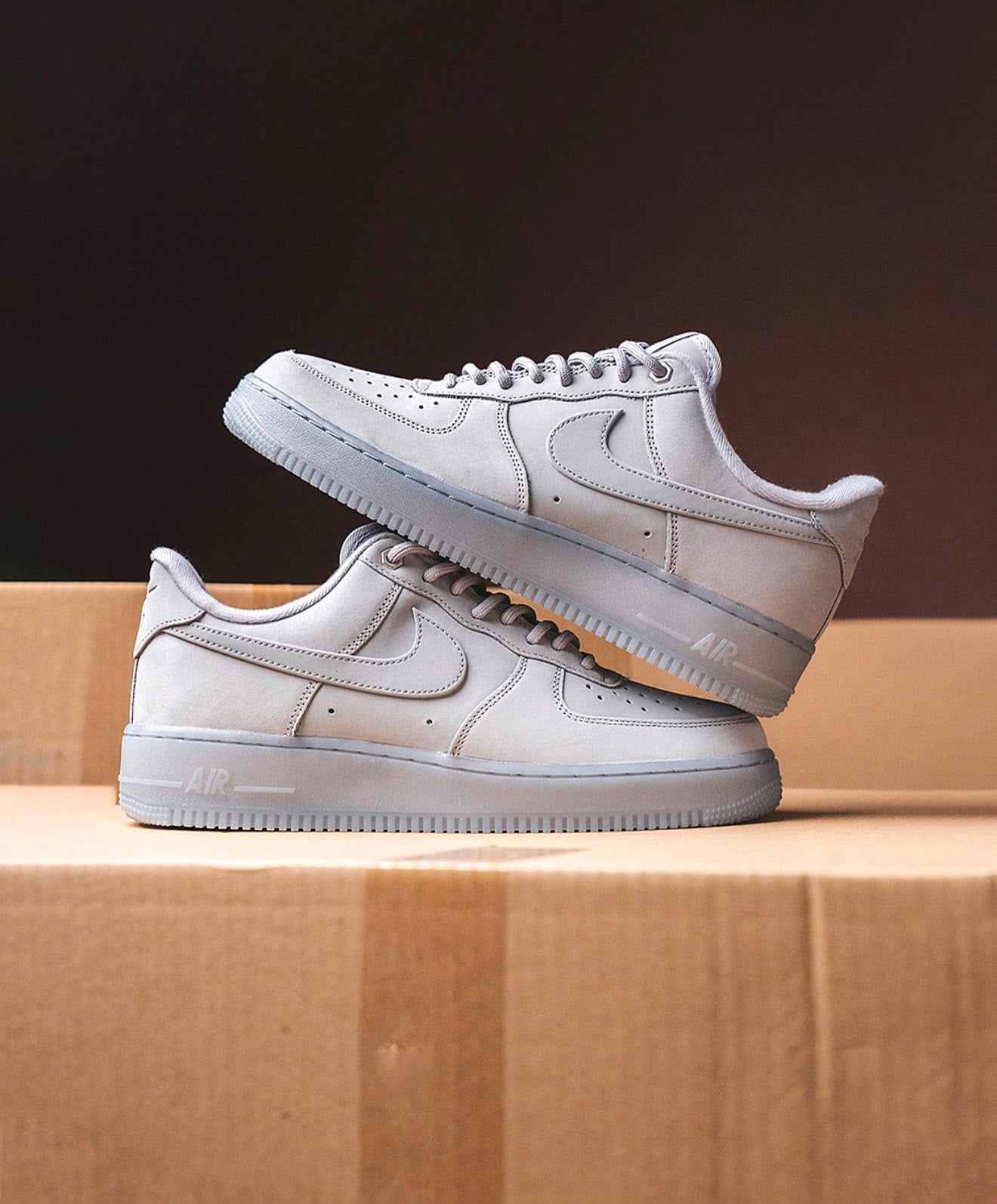NIKE AIRFORCE 1 07 WOLF GREY