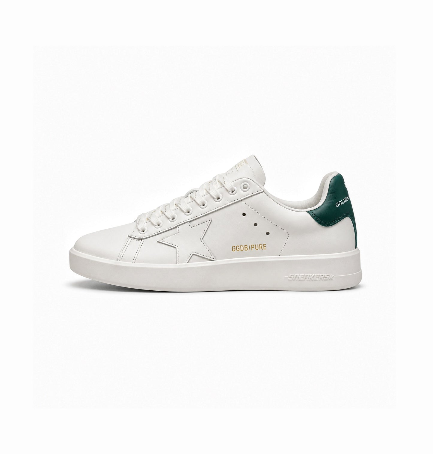 GOLDEN GOOSE PURESTAR WHITE GREEN
