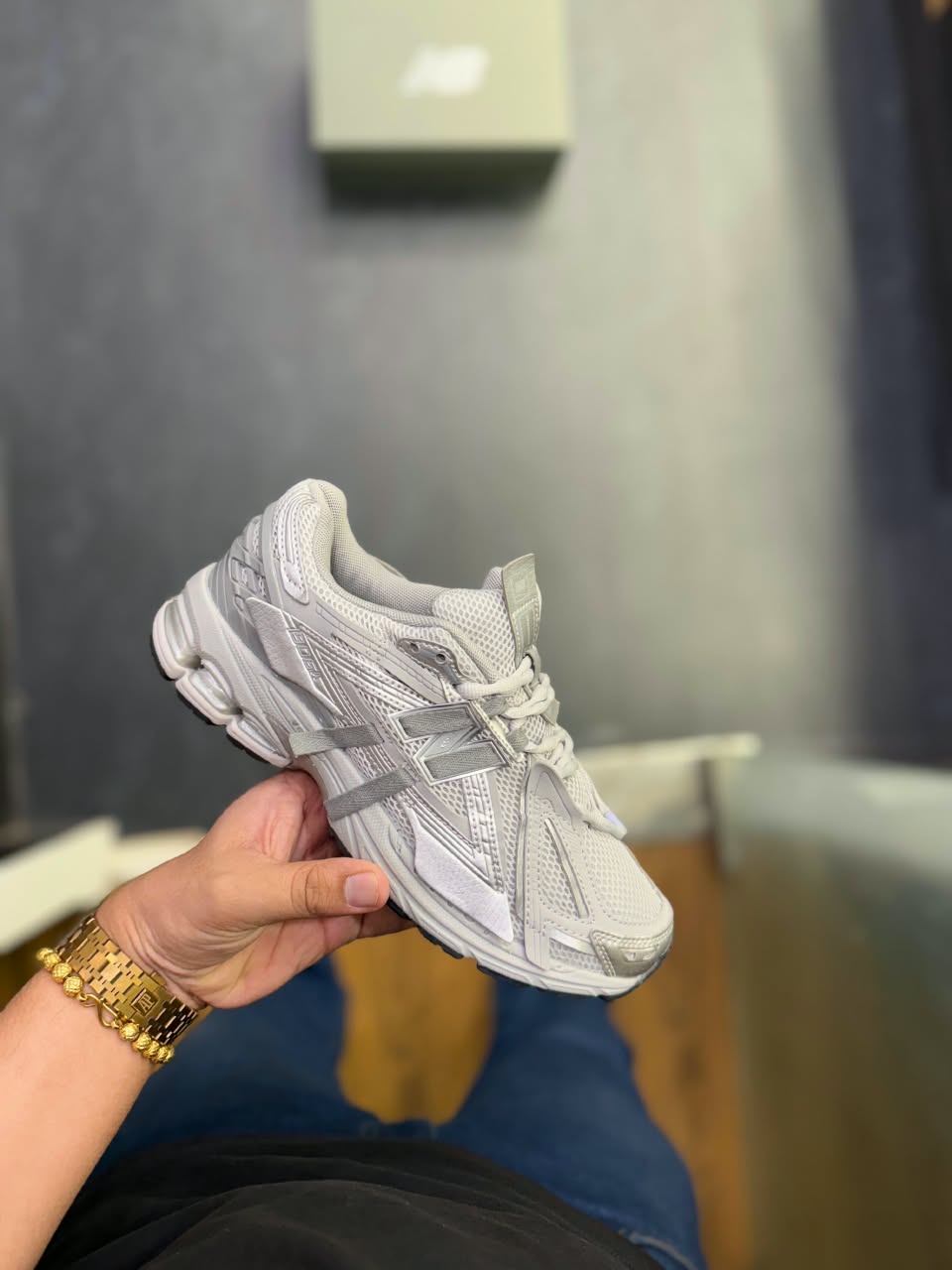 NEW BALANCE 1906 A CONCRETE SILVER METALLIC