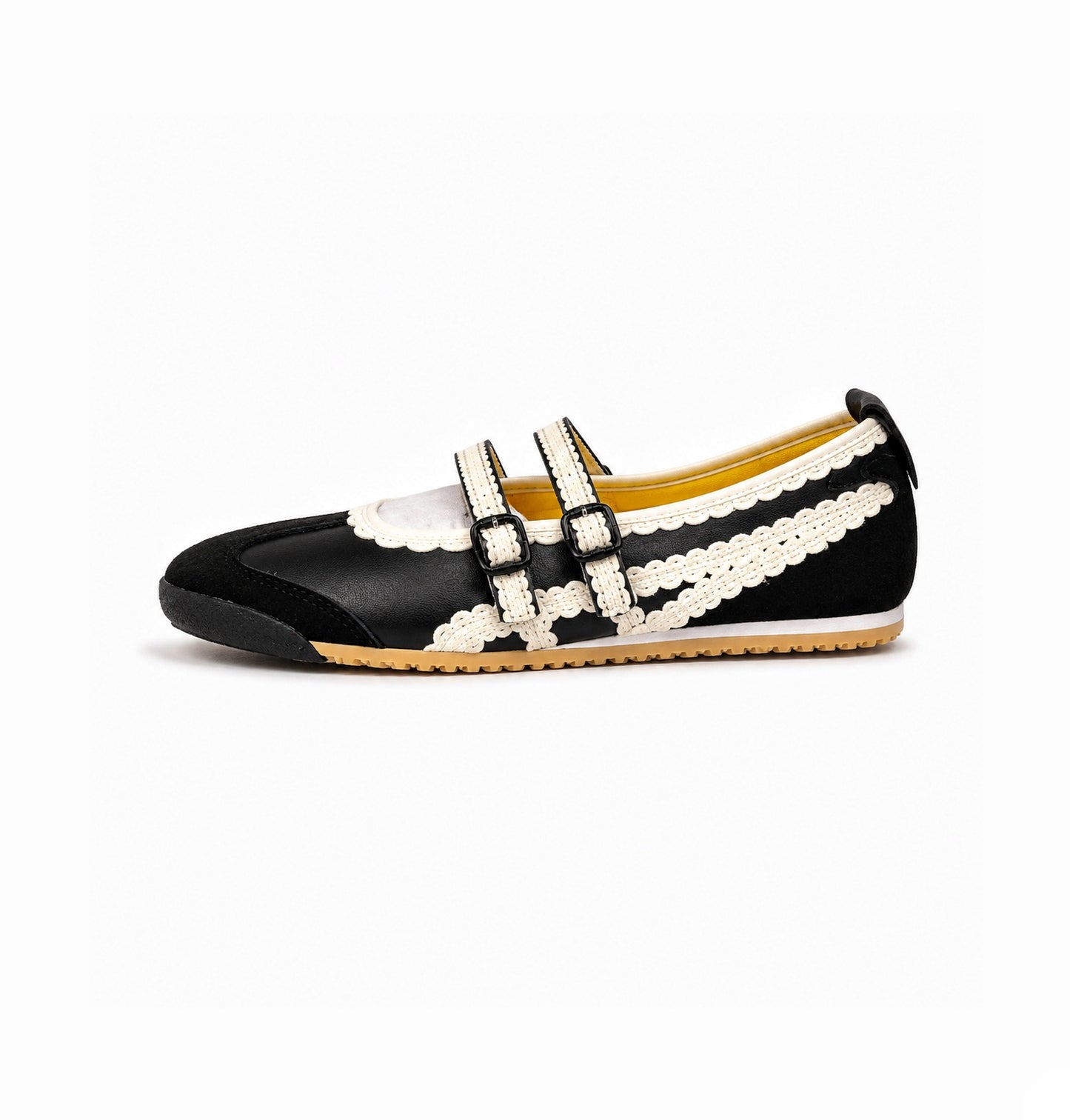 ONITSUKA TIGER MEXICO 66 MARY JANE BLACK CREAM
