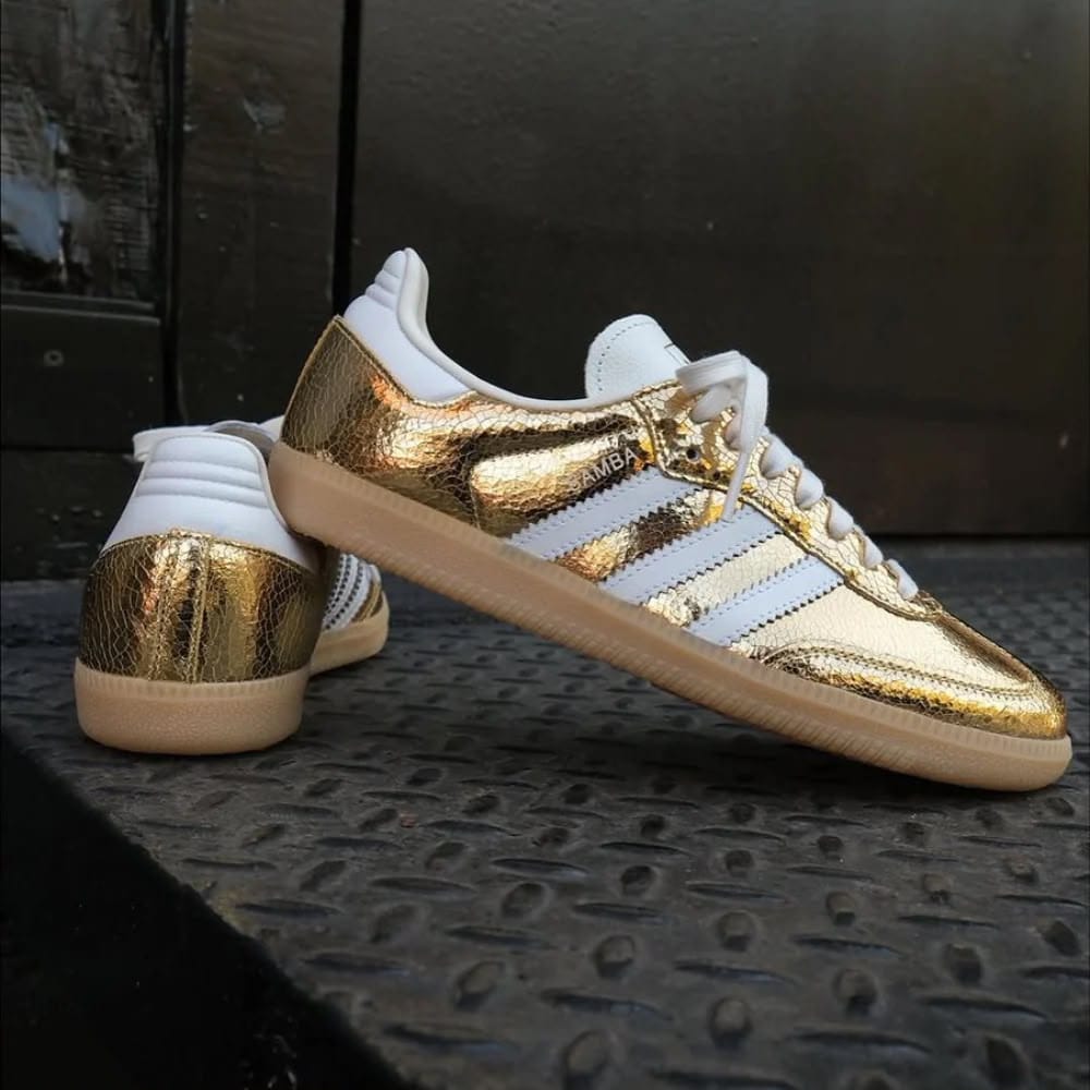 ADIDAS ORIGINAL SAMBA GOLDEN WHITE